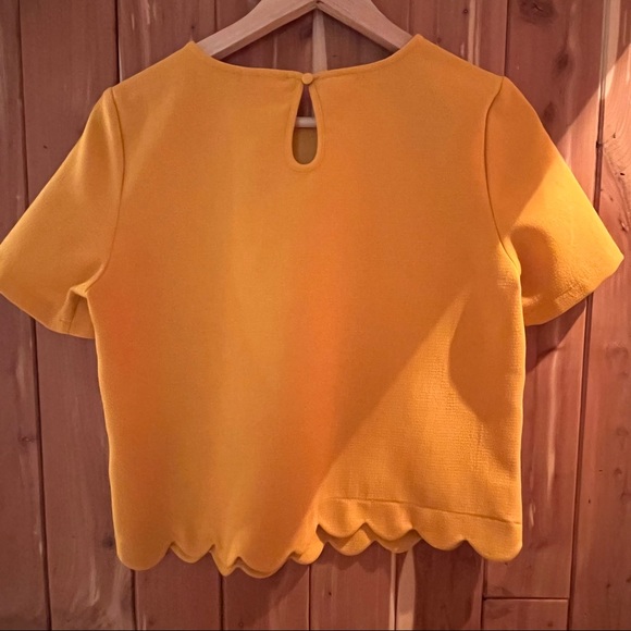 ✨HP✨Twik blouse from Simon’s. Lovely mustard colour. EUC. Small. Open to offers! - Picture 6 of 6